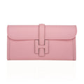 Jige Elan 29 Rose Sakura Clutch Bag Swift Leather