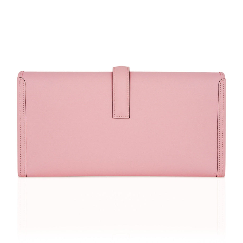 Jige Elan 29 Rose Sakura Clutch Bag Swift Leather