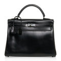 Kelly 32 So Black Bag Box Leather Limited Edition
