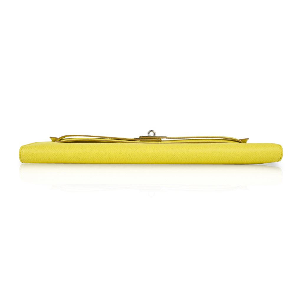 Kelly Cut Bag Clutch Souffre Rare to Find Epsom Leather