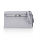Kelly Elan Gris Pantin Veau Madame Leather with Palladium Hardware