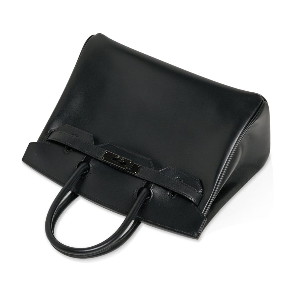 Birkin 30 Bag So Black Limited Edition Box Leather