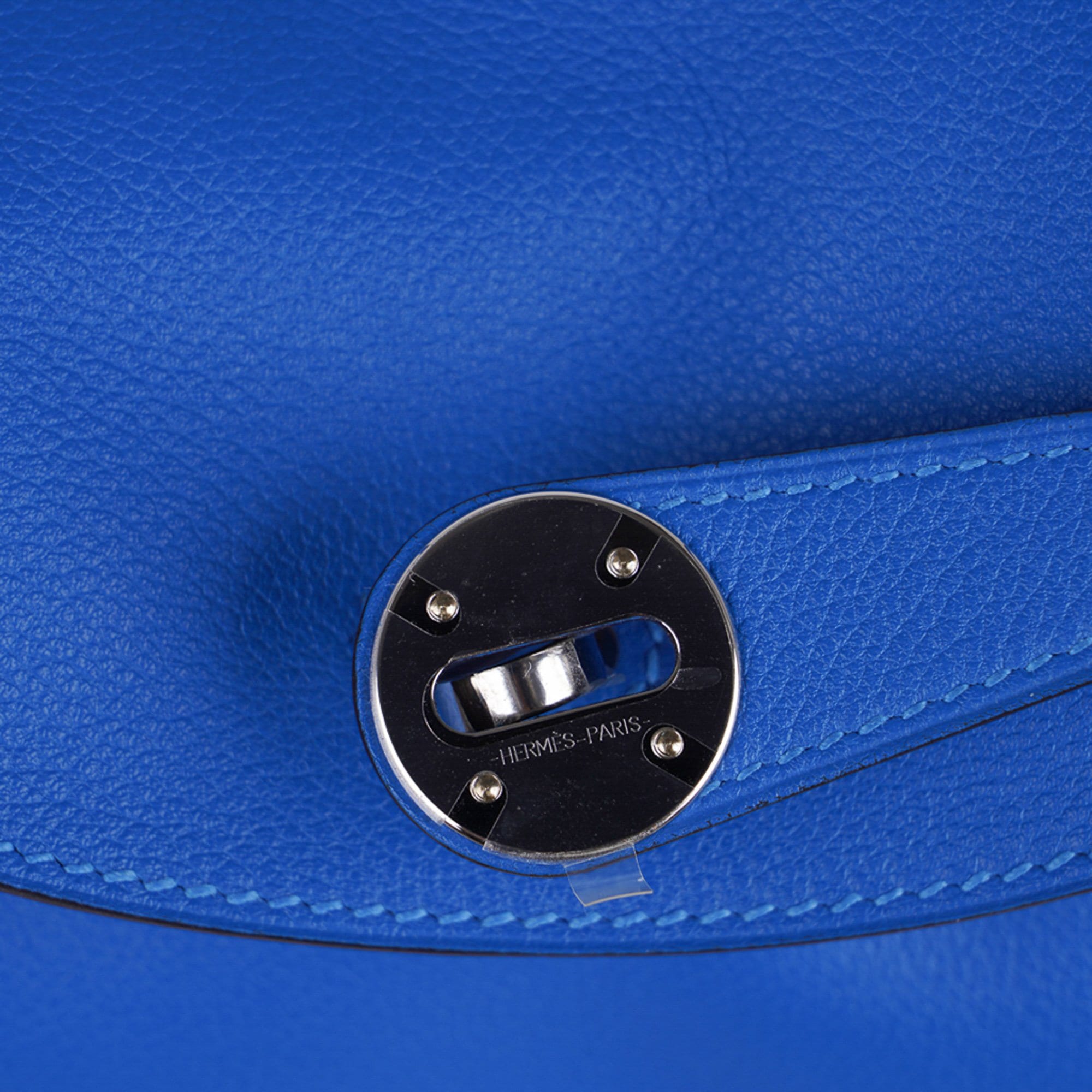 Lindy 26 Bag Blue Hydra Evercolor Leather with Palladium Hardware