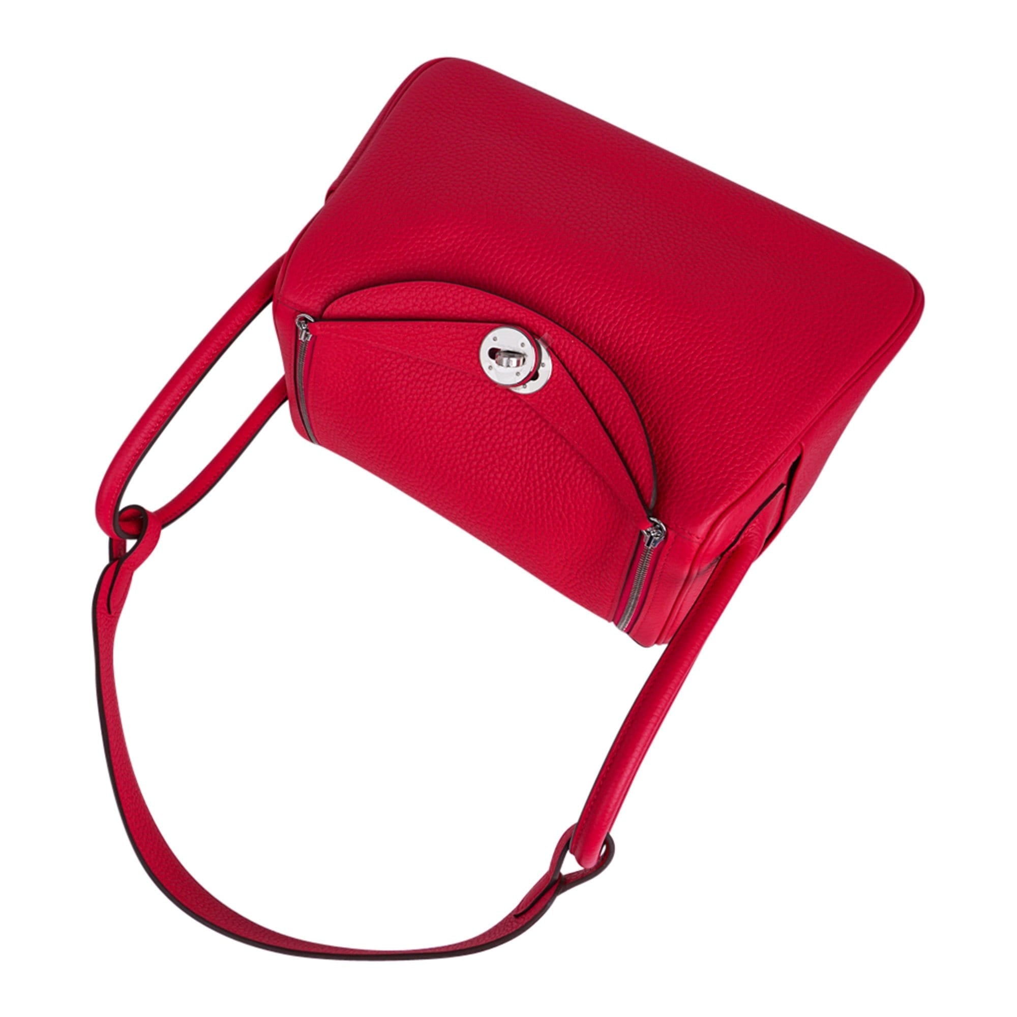 Lindy 26 Bag Rose Extreme Clemence Leather with Palladium Hardware