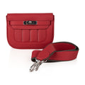 Berline 21 Bag shoulder/ Crossbody Vermillion Swift Palladium New w/ Box