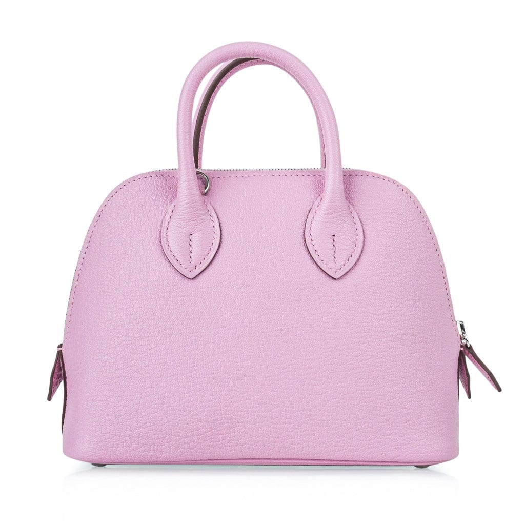 Mini Bolide 1923 Bag Mauve Sylvestre Chevre Leather Palladium Hardware