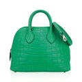Mini Bolide 1923 Bag Vert Comics Matte Alligator with Palladium Hardware