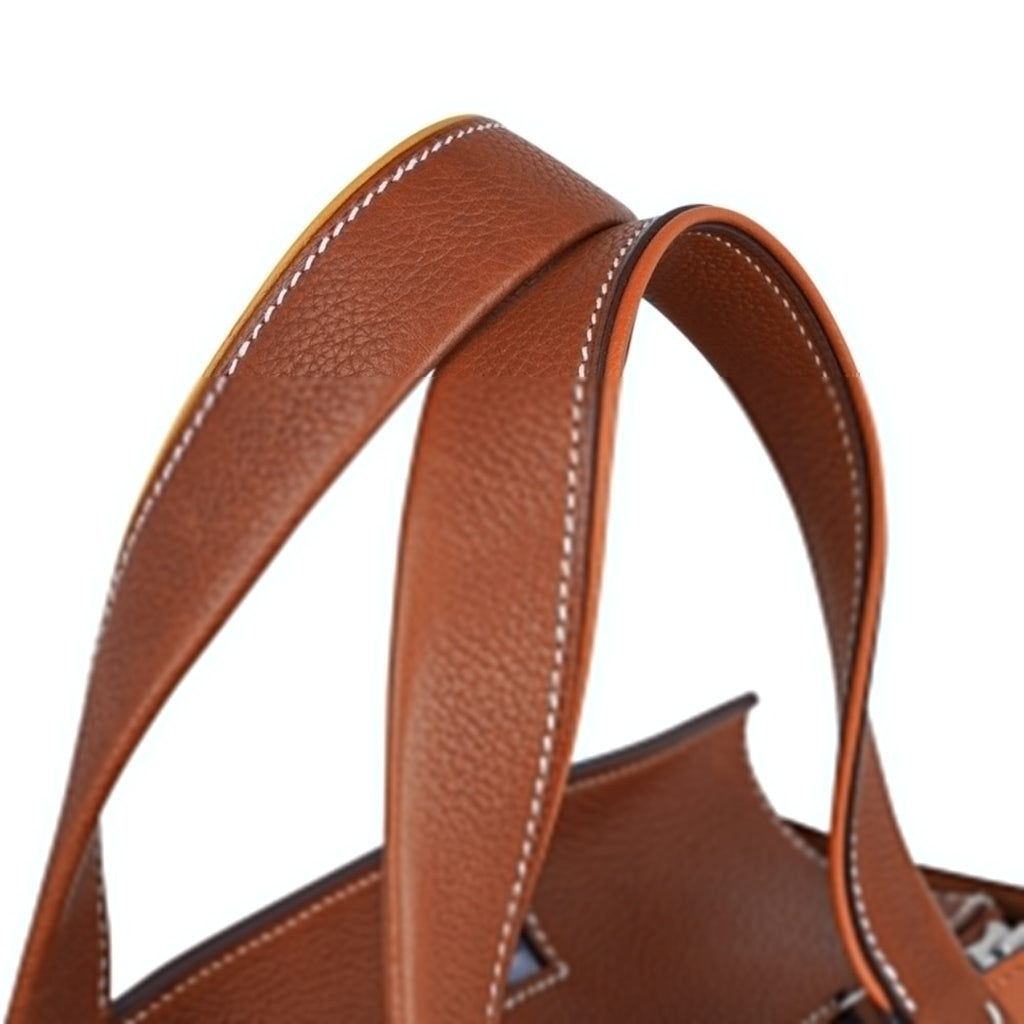Bag Necto 34 Evercolor Toffee /  Jaune Ambre Palladium Tote New