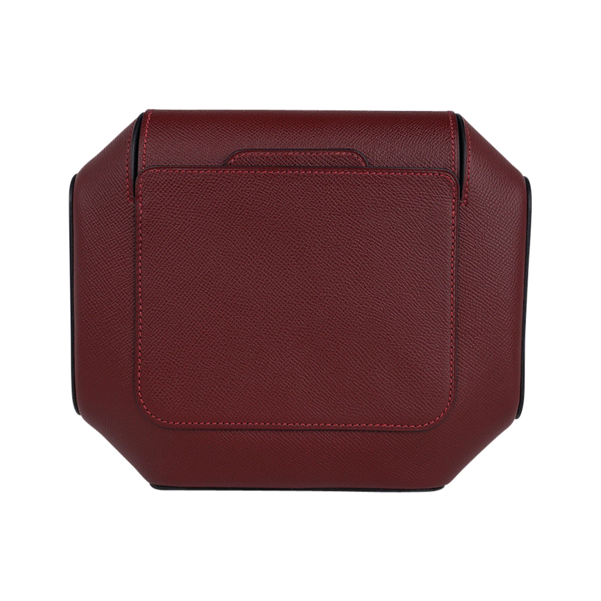 Limited Edition Octogone Pochette Clutch Bag Rouge H Epsom Leather