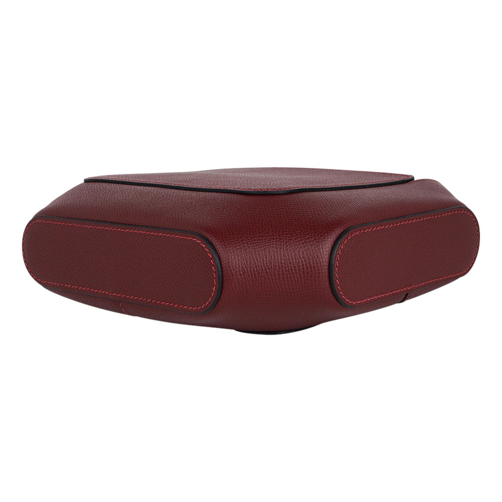 Limited Edition Octogone Pochette Clutch Bag Rouge H Epsom Leather
