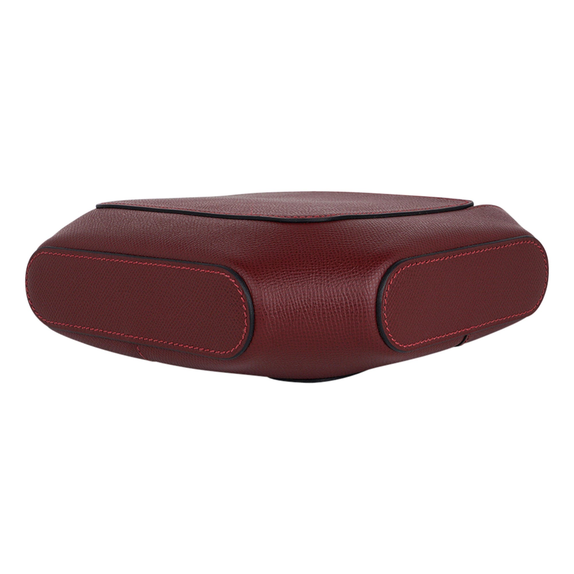 Limited Edition Octogone Pochette Clutch Bag Rouge H Epsom Leather