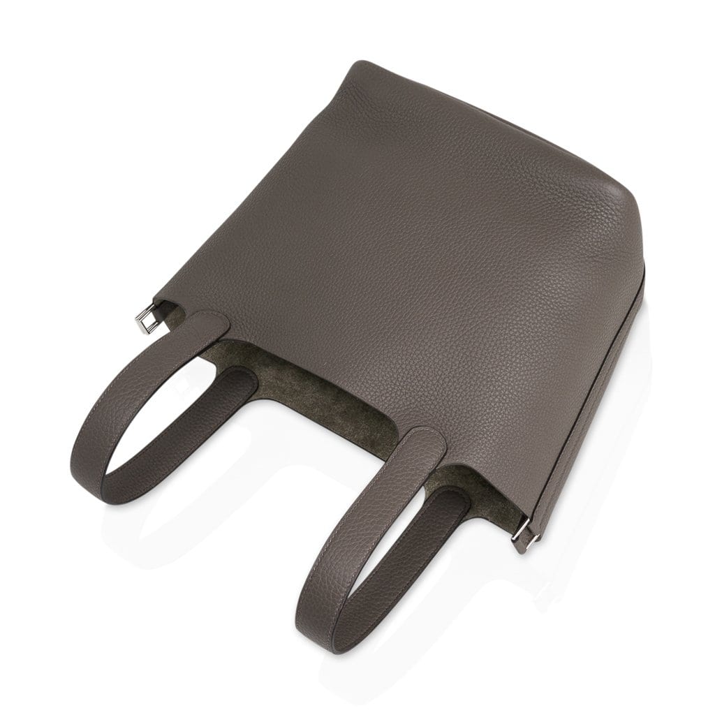 Picotin Lock 22 Bag MM Etain Palladium Hardware