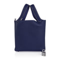 Picotin Eclat Lock 18 Bag Blue Sapphire and Blue Brighton with Palladium Hardware