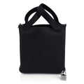 Picotin Lock 18 Bag Black Clemence Tote Palladium New