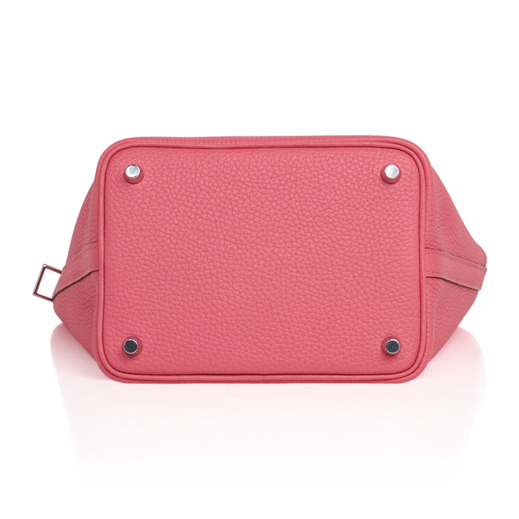 Picotin Lock 18 Eclat Bag Rose Azalee / Terre Battue Tote Clemence Palladium