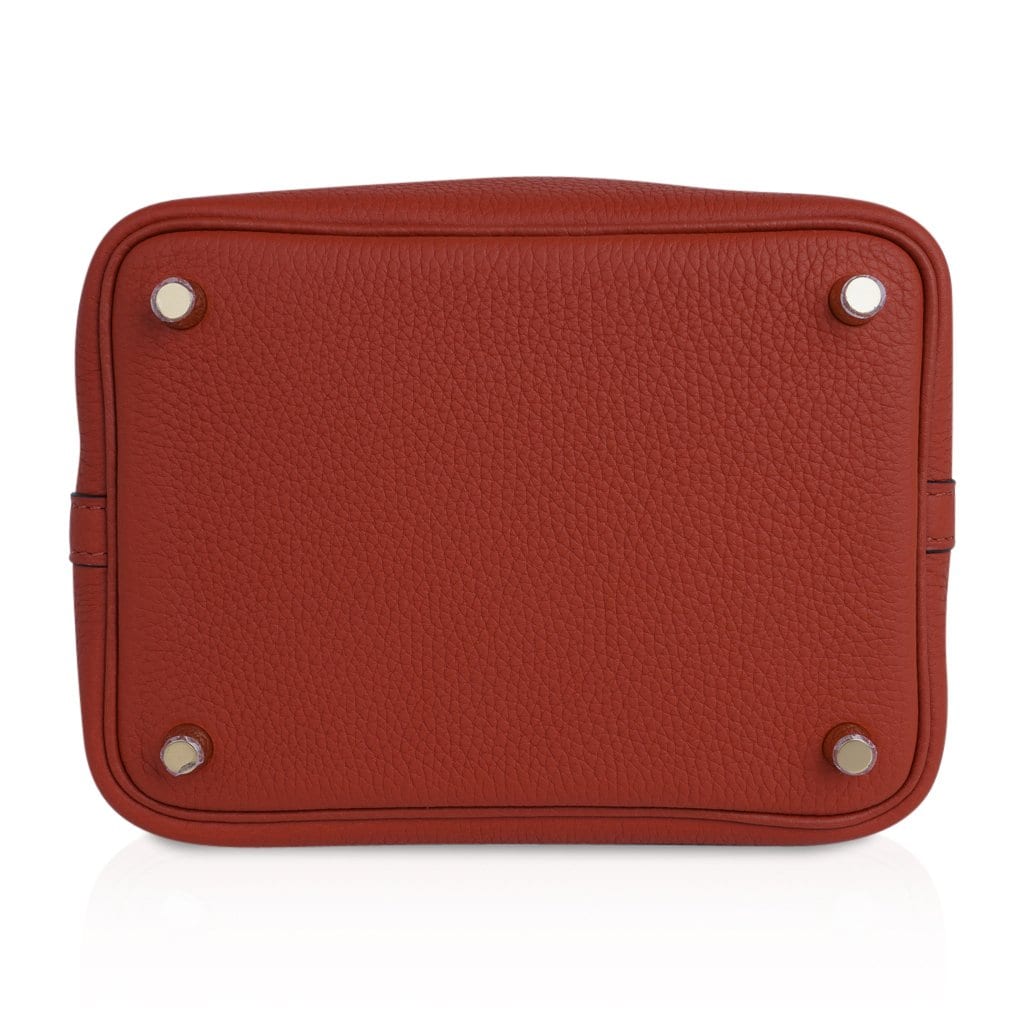 Lock 18 Bag Cuivre Gold Hardware Clemence Leather