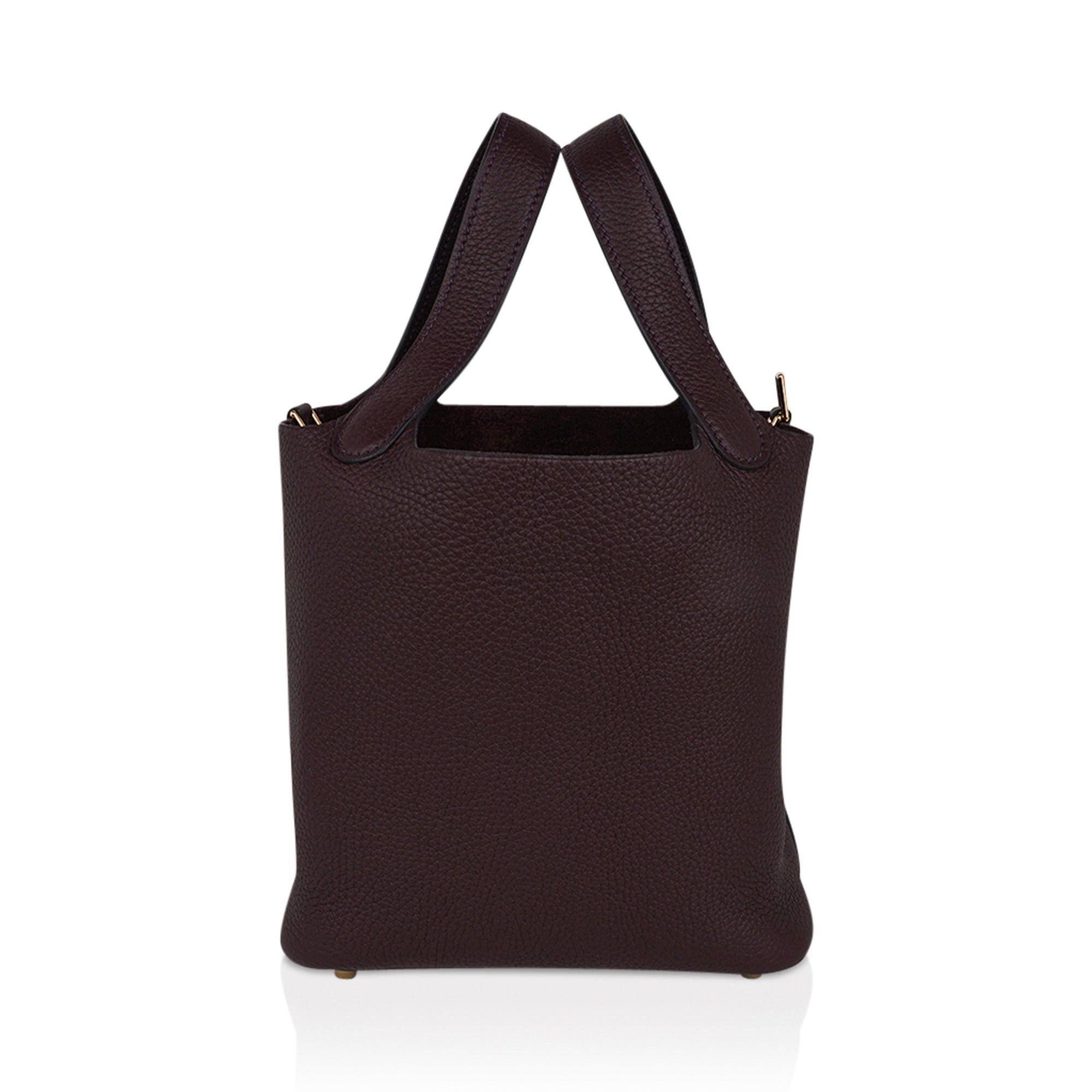 Picotin Lock 18 Bag Rouge Sellier Gold Hardware Clemence Leather