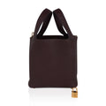 Picotin Lock 18 Bag Rouge Sellier Gold Hardware Clemence Leather