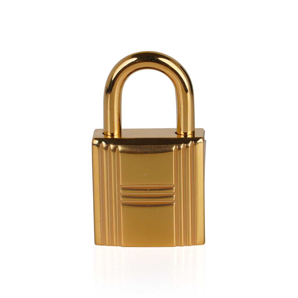 Lock 18 Bag Vert Cypress Gold Hardware Clemence Leather