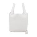 Picotin Lock 18 Bag White Tote Clemence Palladium Hardware