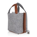 Picotin Lock Touch 18 Gray Feutre / Barenia Leather Tote Bag New w/Box