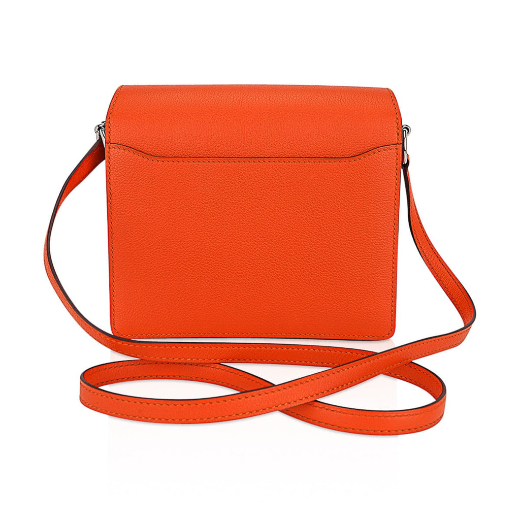 Roulis Mini Feu Orange Evercolor (Convertible Shoulder to Crossbody)
