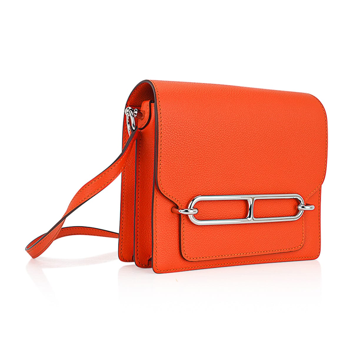 Roulis Mini Feu Orange Evercolor (Convertible Shoulder to Crossbody)