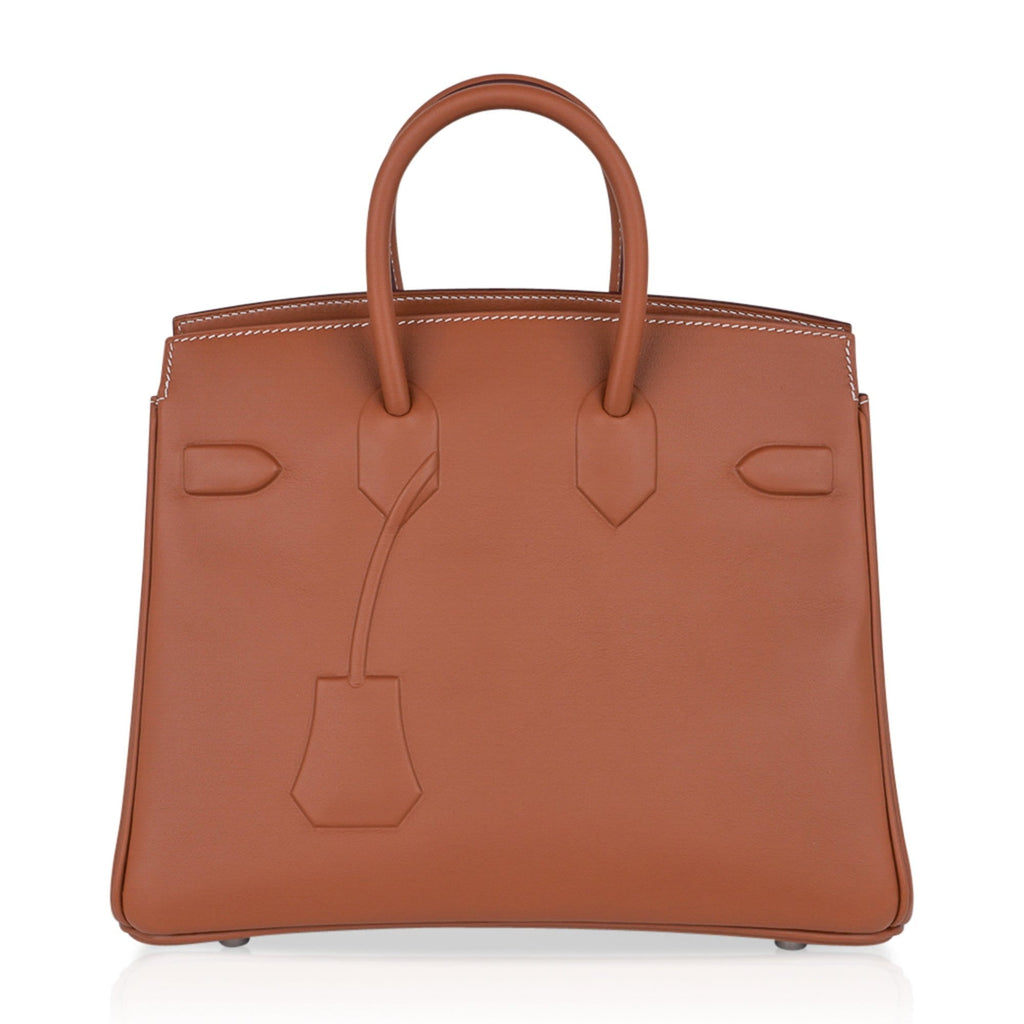 Shadow Birkin 25 Bag Gold Evercalf Limited Edition