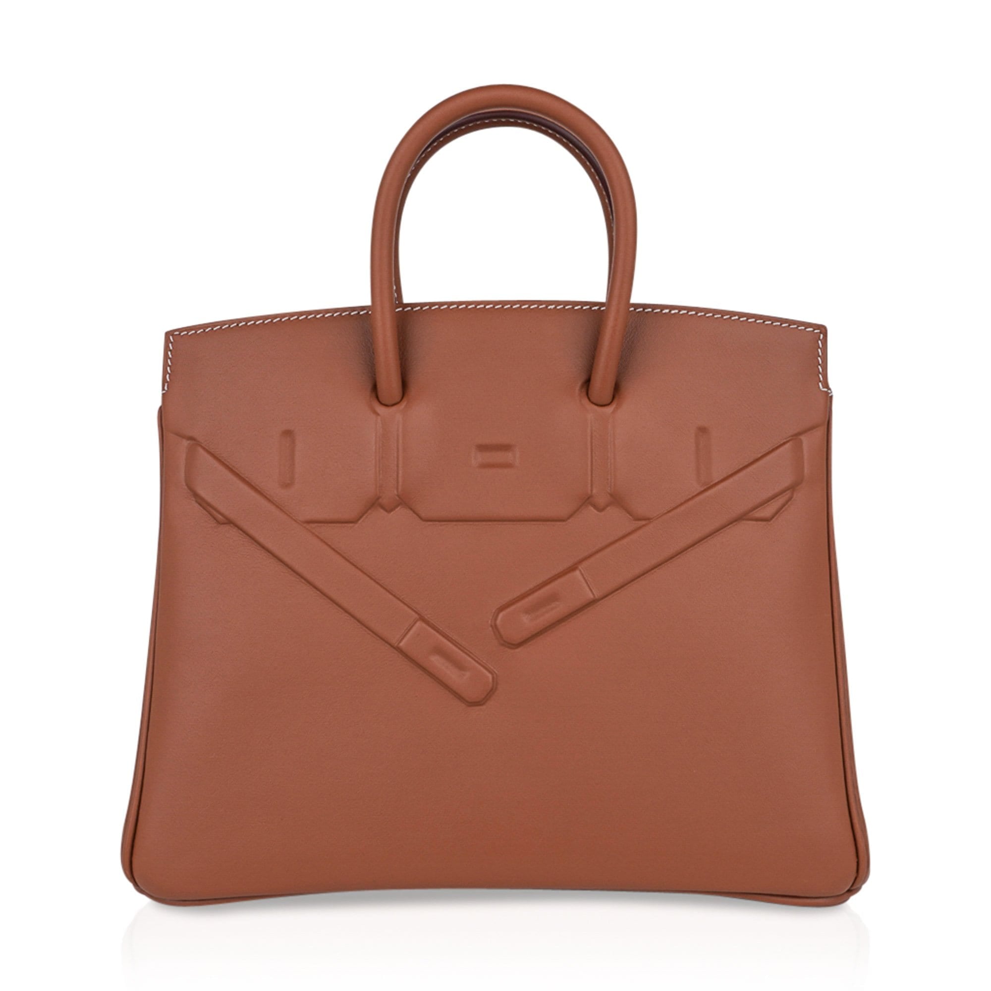 Shadow Birkin 25 Bag Gold Evercalf Limited Edition
