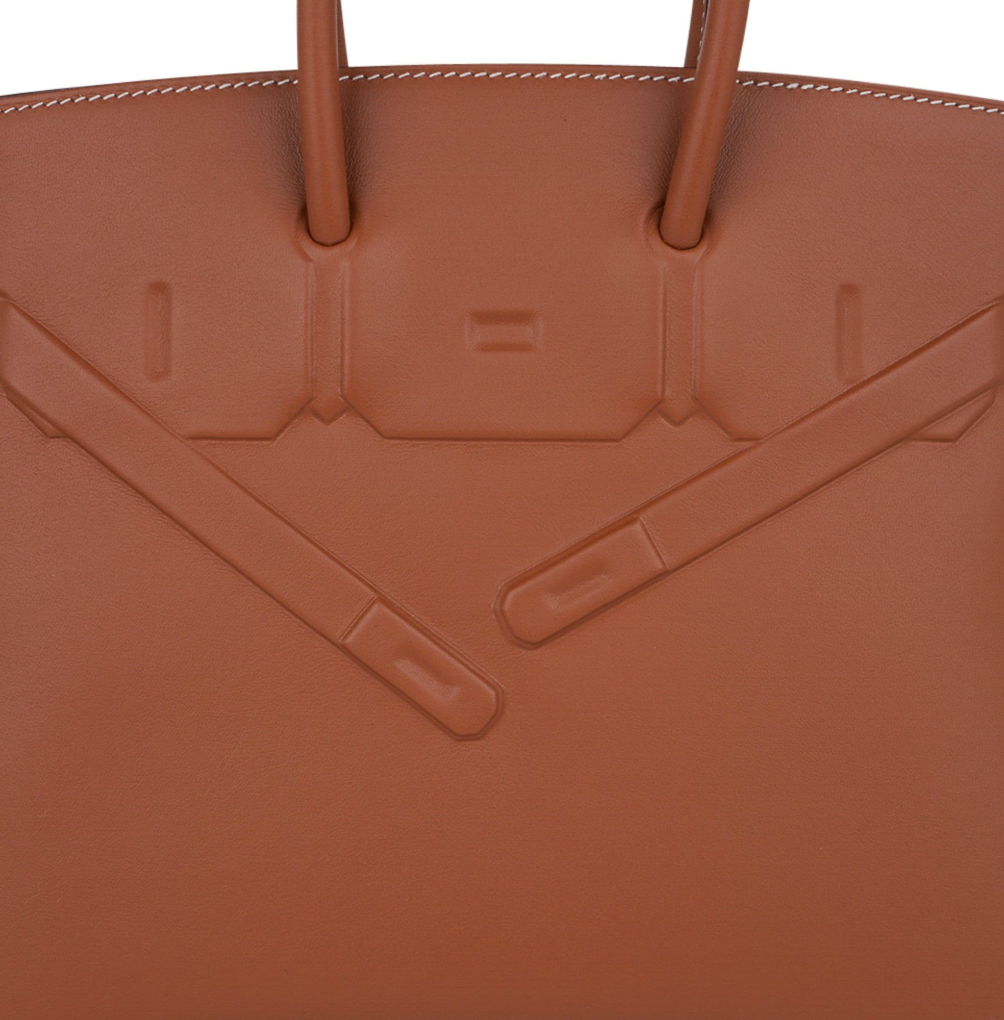 Shadow Birkin 25 Bag Gold Evercalf Limited Edition