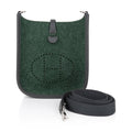 Evelyne TPM Bag Vert Anglais Feutre Vert Cypress Swift Leather Trim