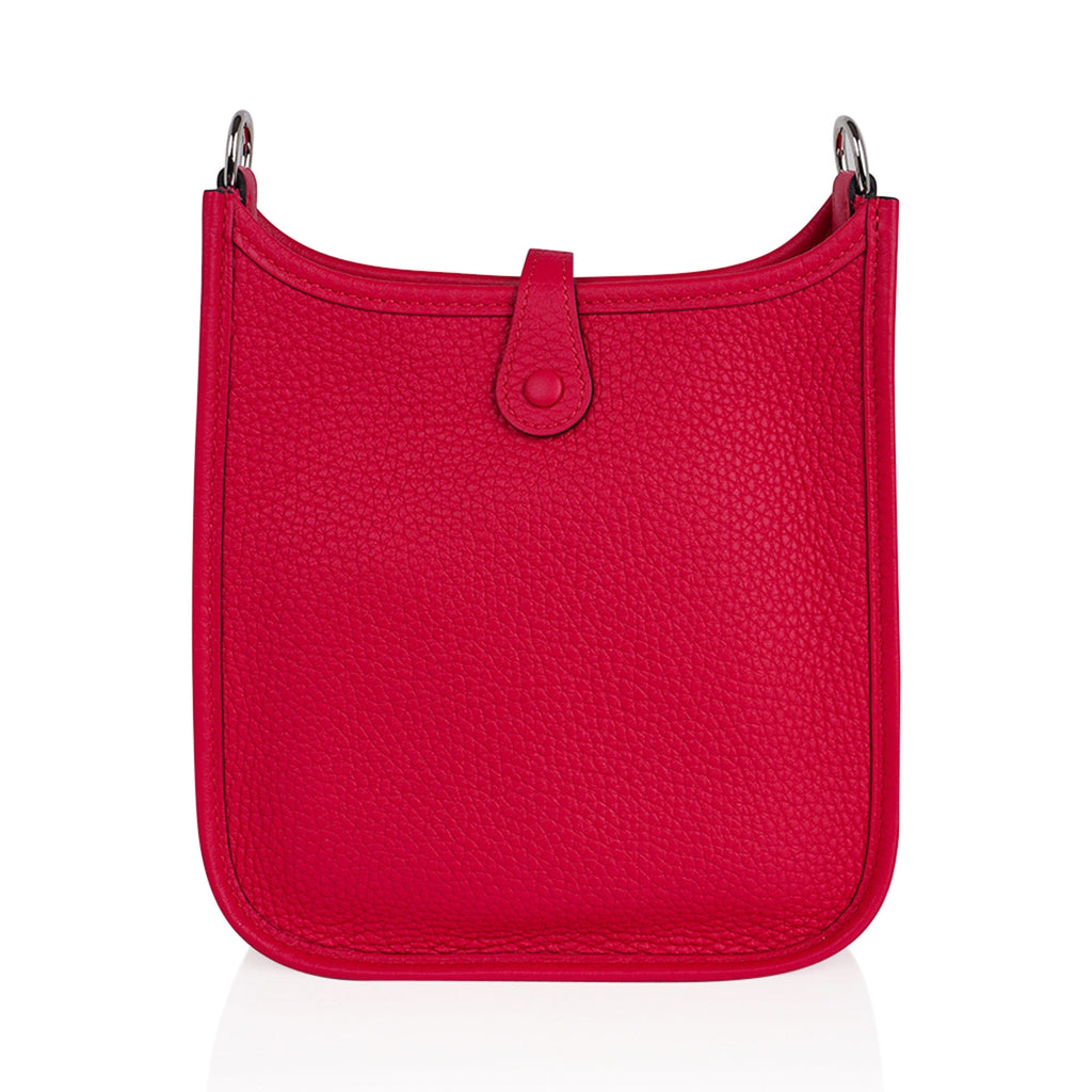 Mini Evelyne III TPM Bag Framboise Flipperball Strap with Palladium Hardware