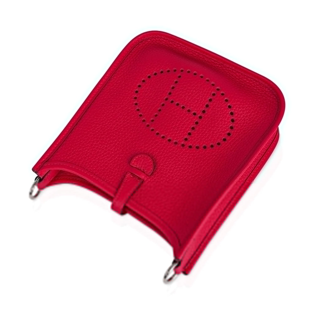 Mini Evelyne III TPM Bag Framboise Flipperball Strap with Palladium Hardware