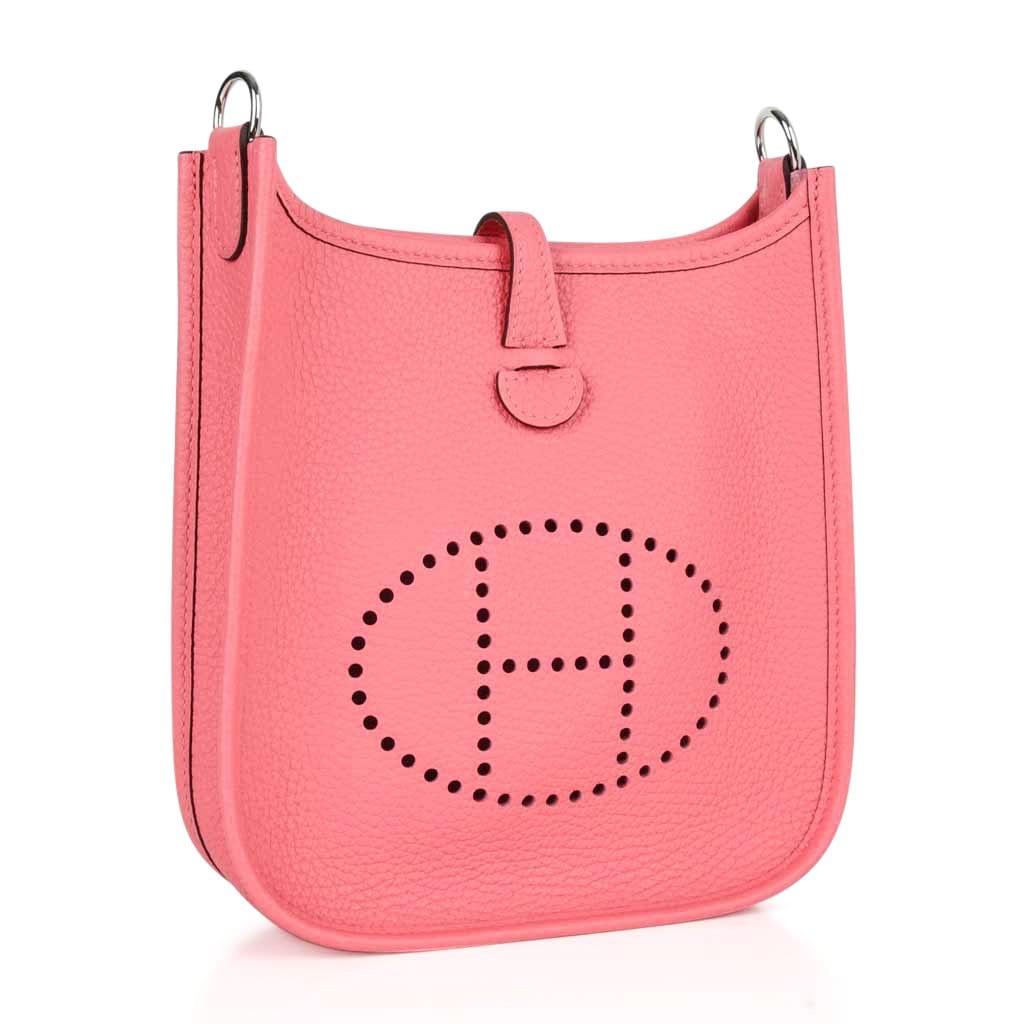 Evelyne TPM Bag Rose Azalee Crossbody Clemence Palladium NWT
