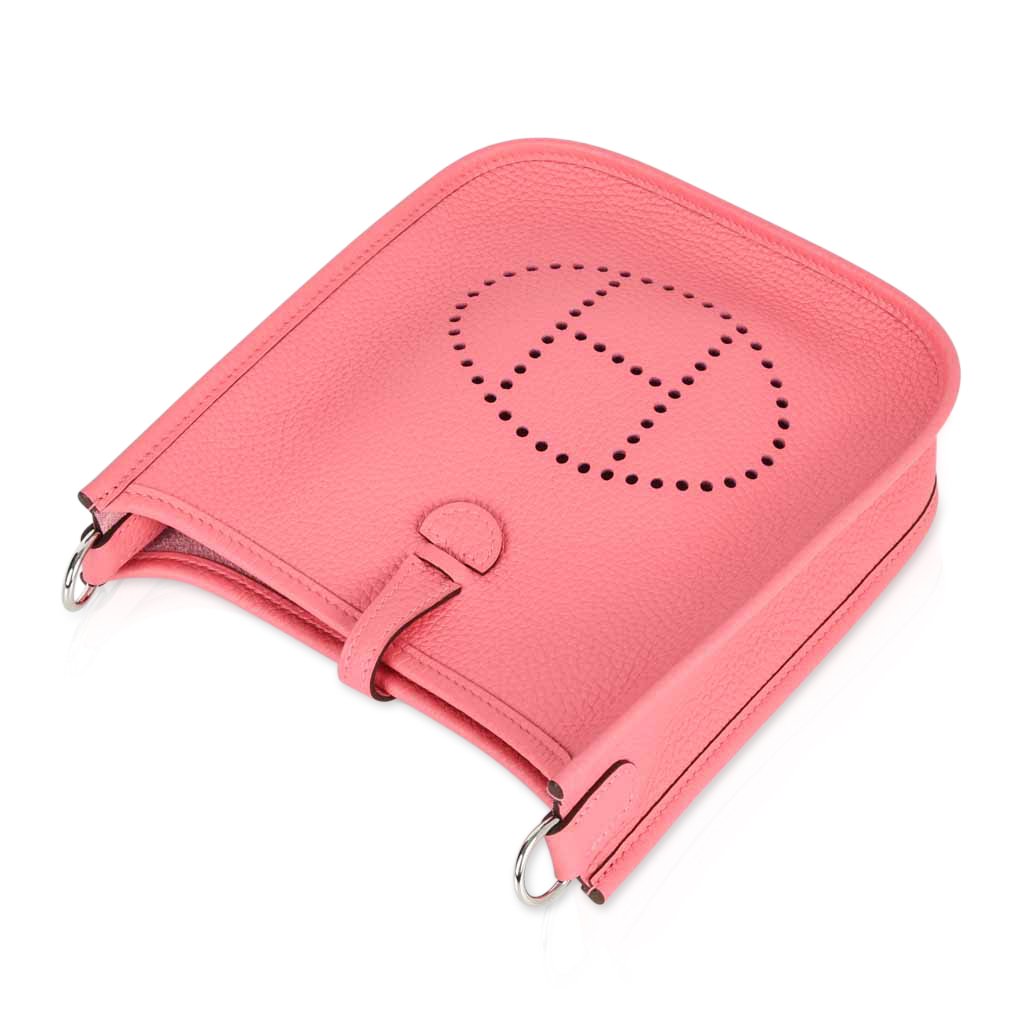 Evelyne TPM Bag Rose Azalee Crossbody Clemence Palladium NWT