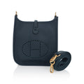 Mini Evelyne III TPM Crossbody Bag Vert Rousseau Clemence with Gold