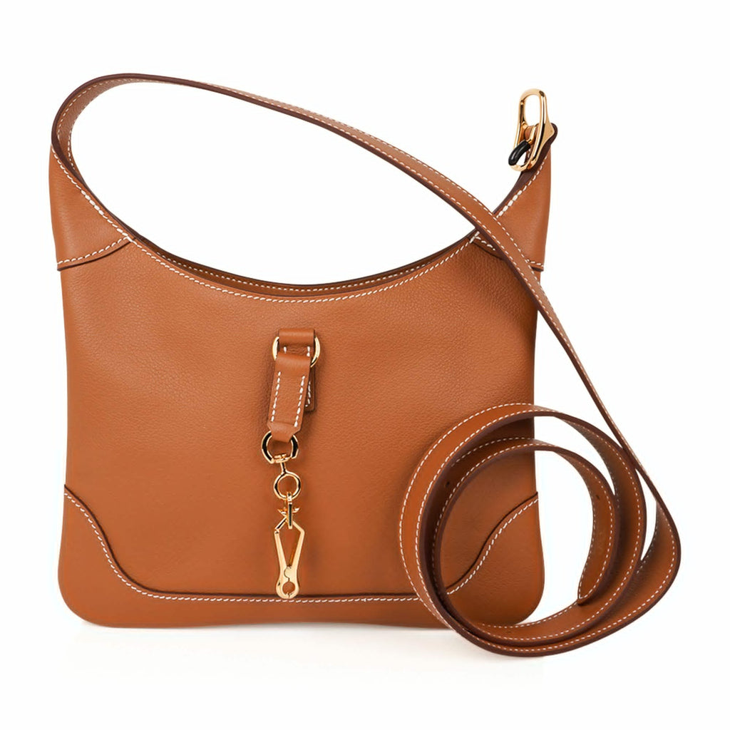 Trim Duo 24 Bag Gold Evercolor Leather with Gold Hardware