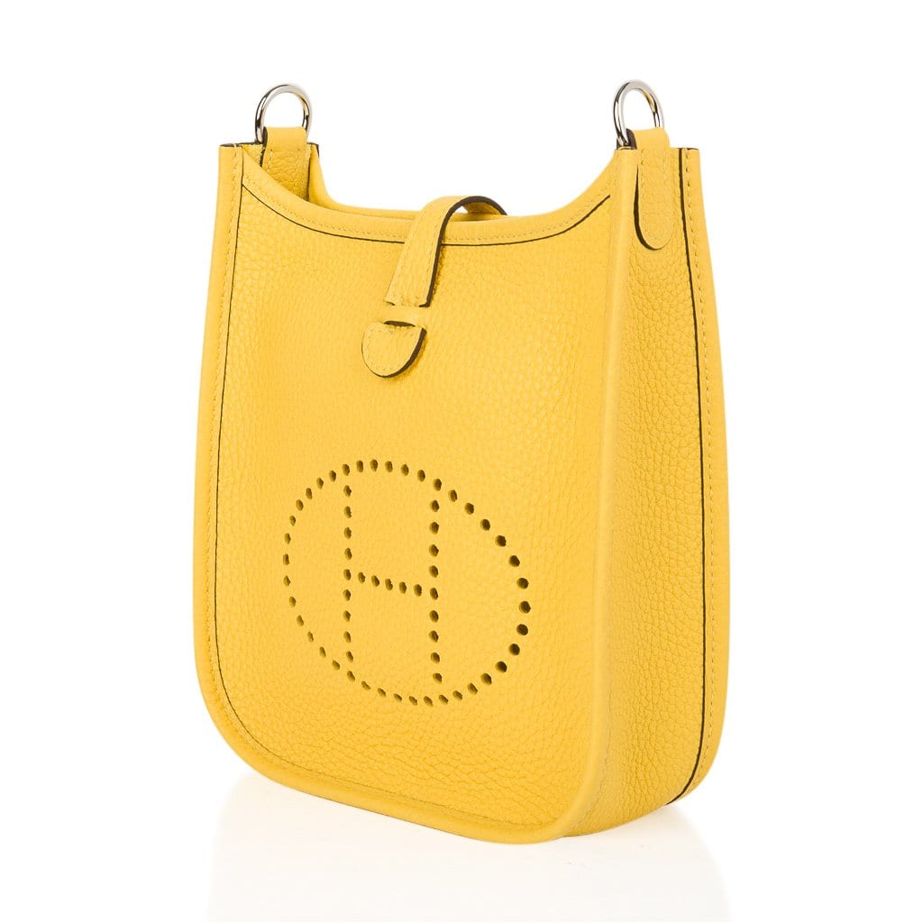 Evelyne TPM Amazone Bag Jaune De Naples Clemence Palladium Hardware
