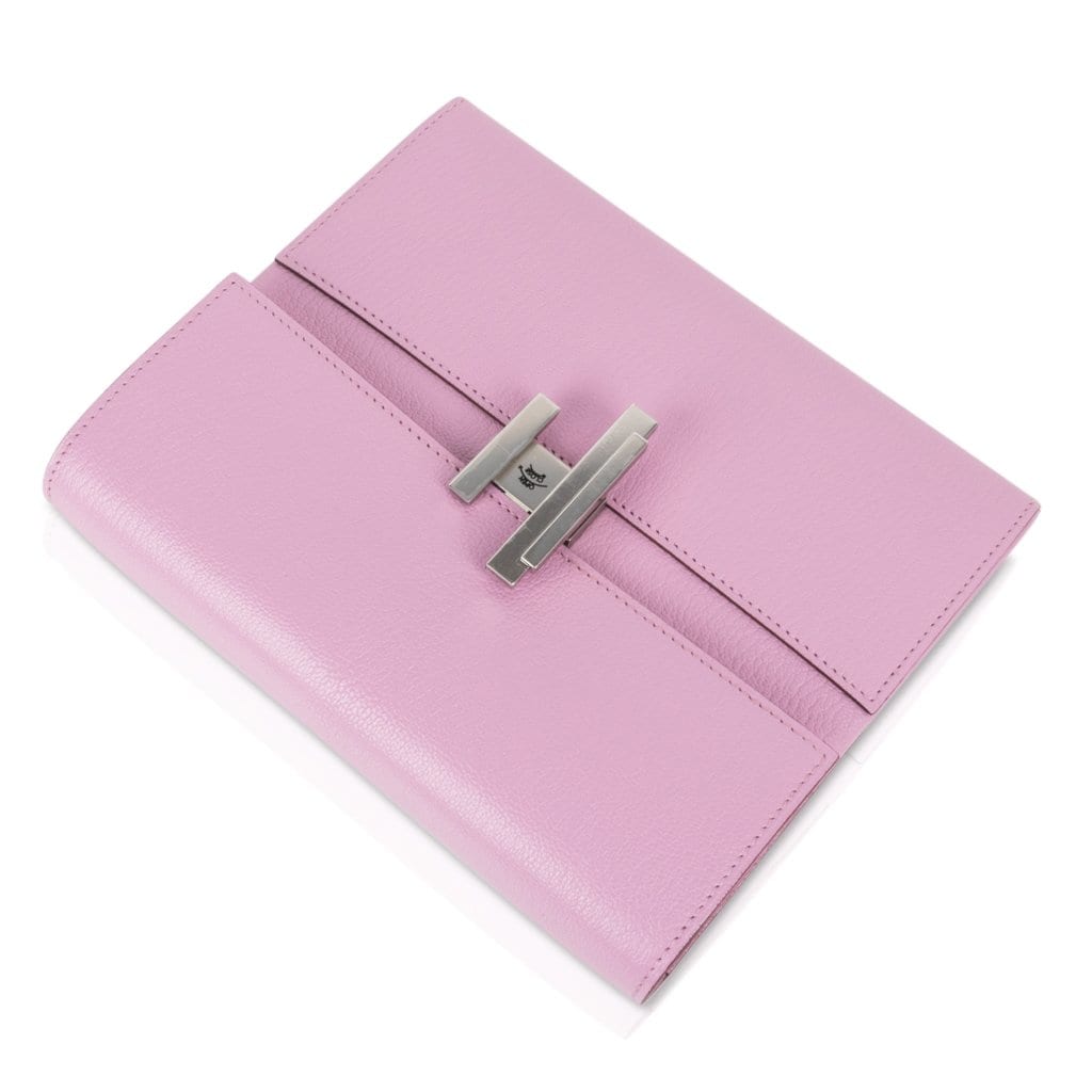 Cinhetic To Go Wallet Mauve Sylvestre Bag Clutch Crossbody Chamkila Mysore Chevre