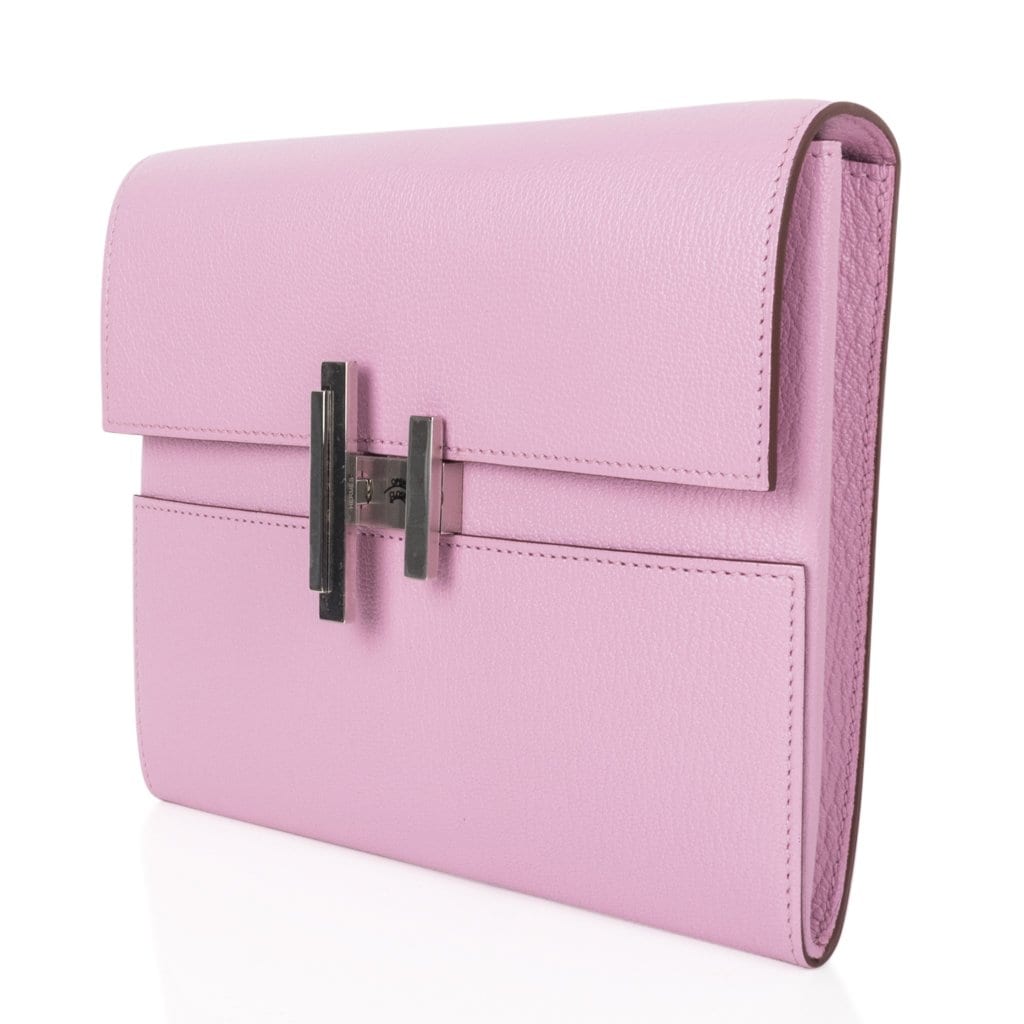 Cinhetic To Go Wallet Mauve Sylvestre Bag Clutch Crossbody Chamkila Mysore Chevre
