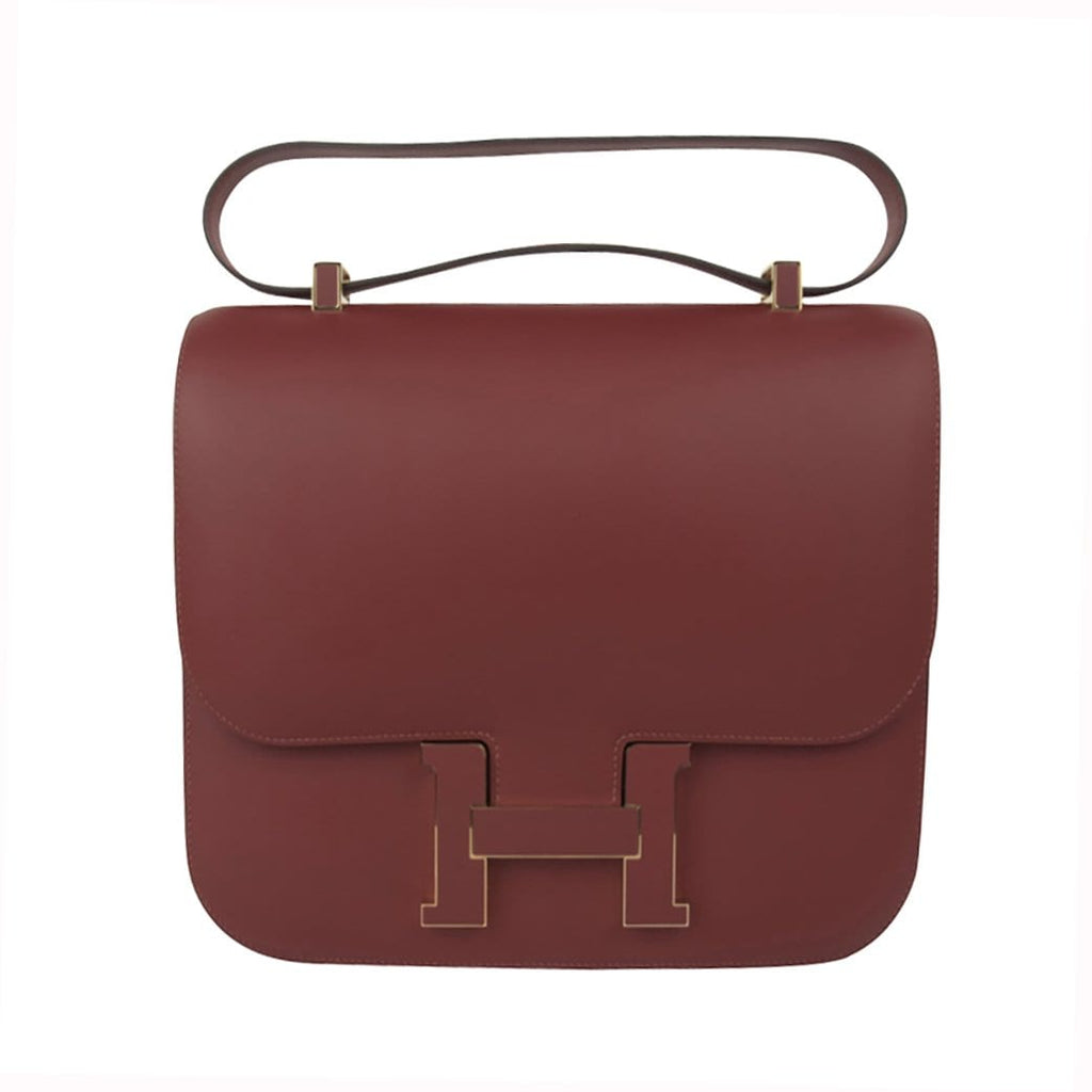 Limited Edition Constance Cartable Bag Rouge H Sombrero Leather