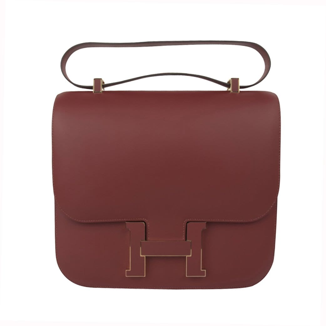 Limited Edition Constance Cartable Bag Rouge H Sombrero Leather