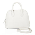 Bolide 1923 Mini Bag White Chevre Leather Palladium Hardware