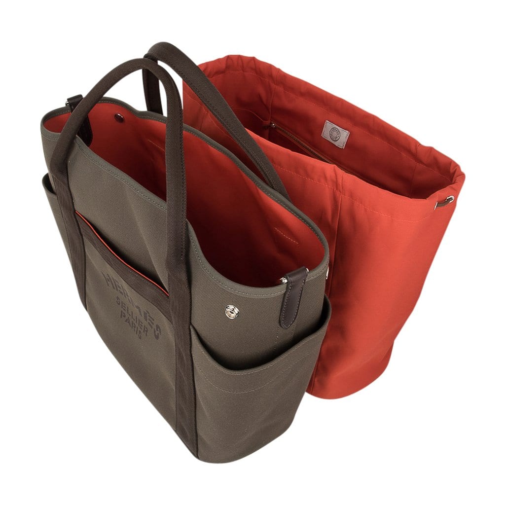 Tote Sac de Pansage Groom Boot and Helmet Bag Khaki / Feu New