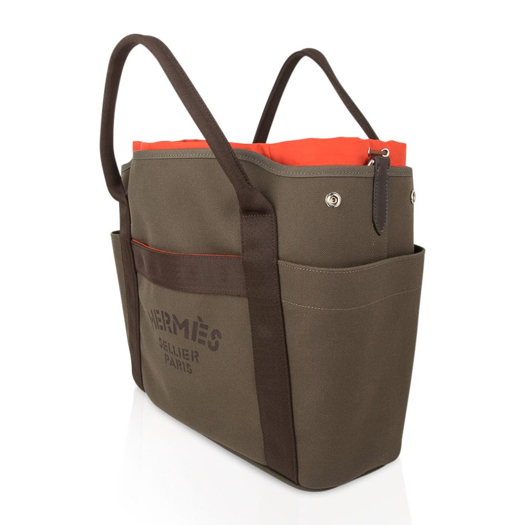 Tote Sac de Pansage Groom Boot and Helmet Bag Khaki / Feu New