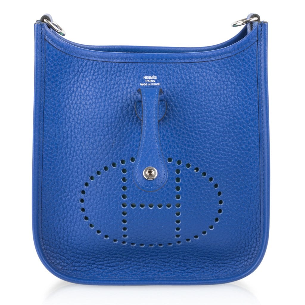 Evelyne TPM Bag Electric Blue Clemence Palladium