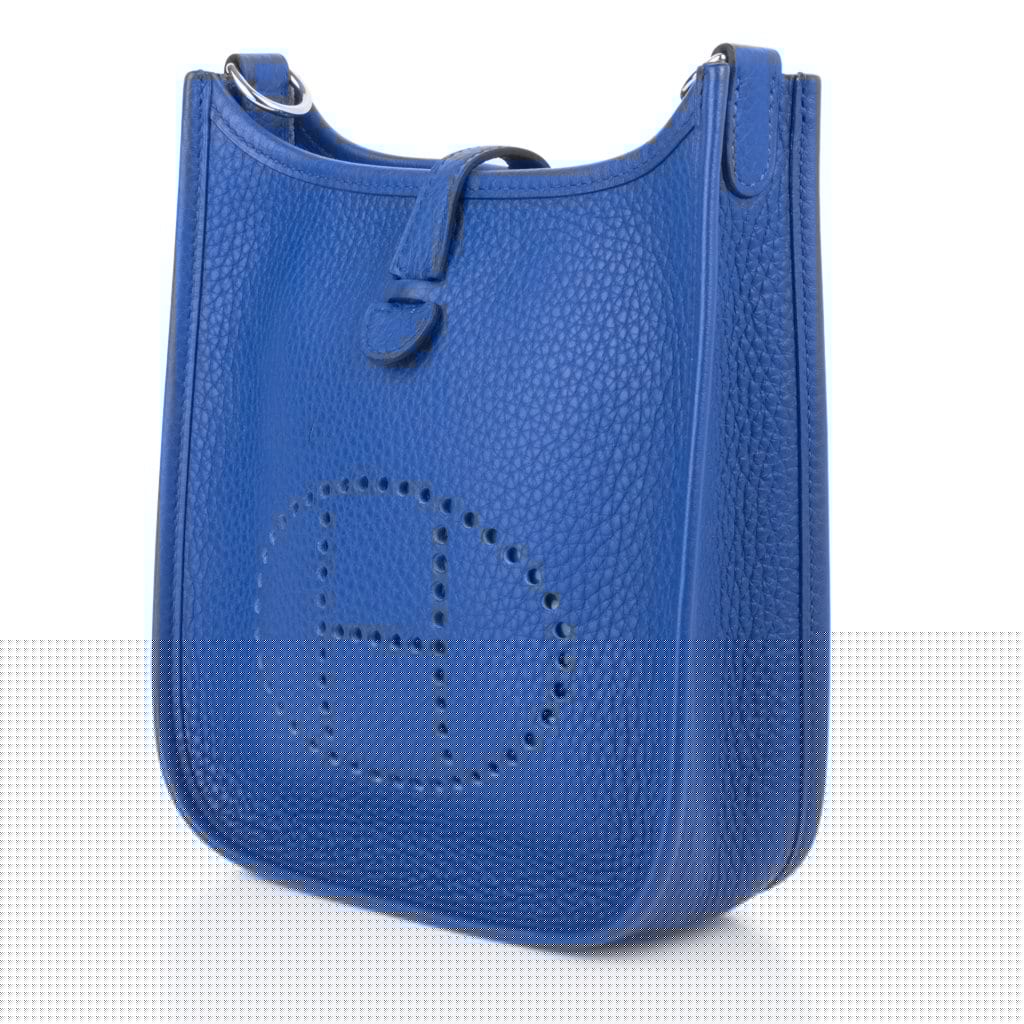 Evelyne TPM Bag Electric Blue Clemence Palladium