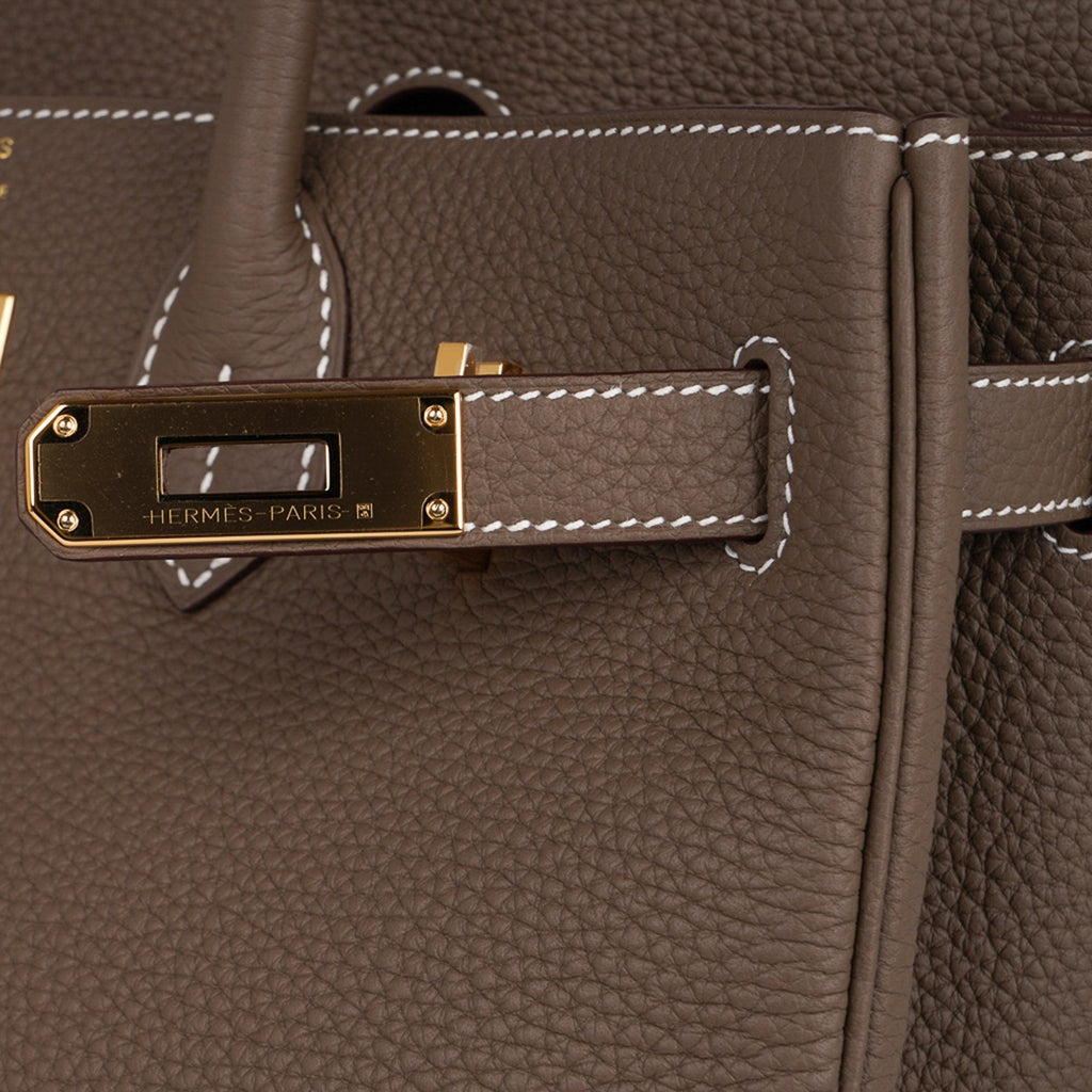 Birkin 30 Bag Etoupe (Taupe) Gold Hardware Togo Leather