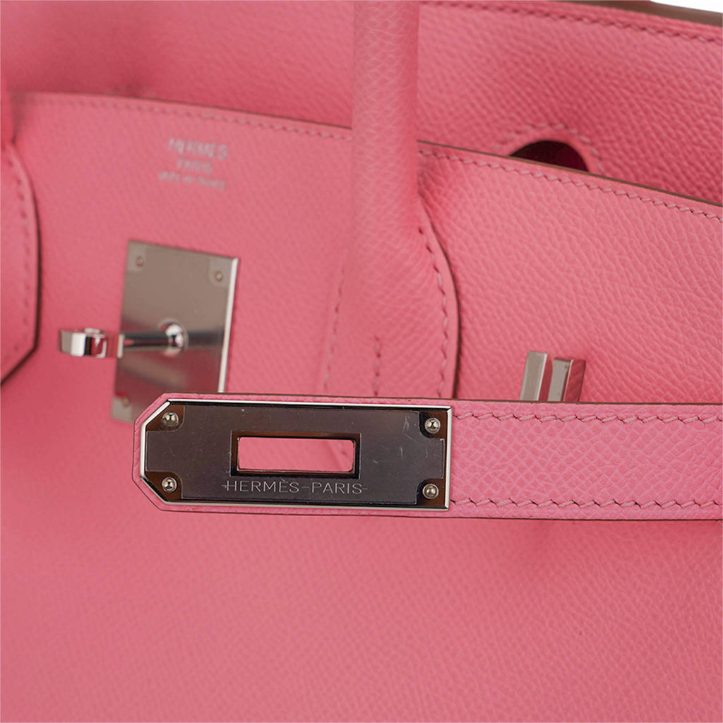 Birkin 30 Bag Rose Confetti Epsom Leather with Palladium Hardware