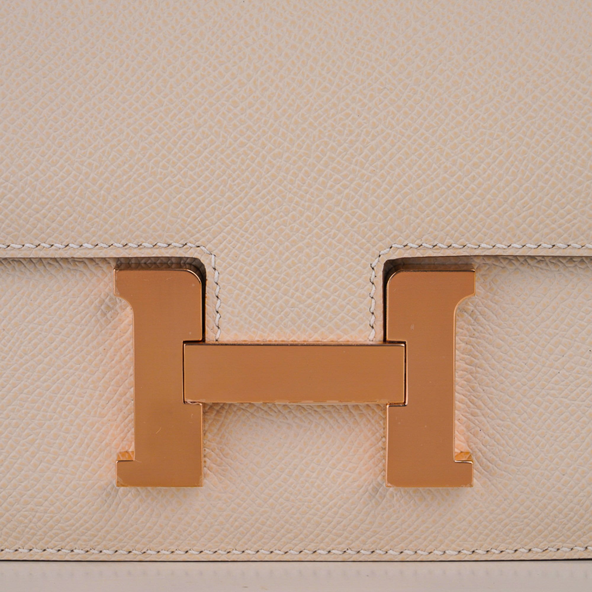 Constance HSS 18 Bag Craie / Gris Perle Rose Gold Hardware